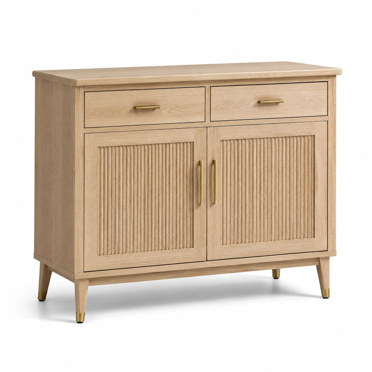 Eichenholz Sideboard mit 2 Schubladen und 2 Türen