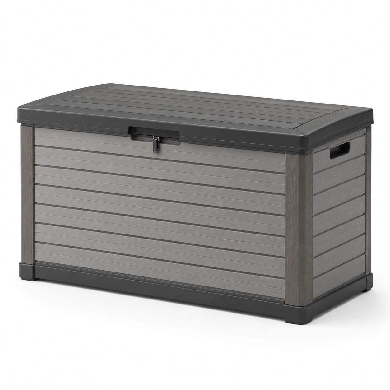 Gartenbox aus Kunststoff 117x45x57 cm Grau